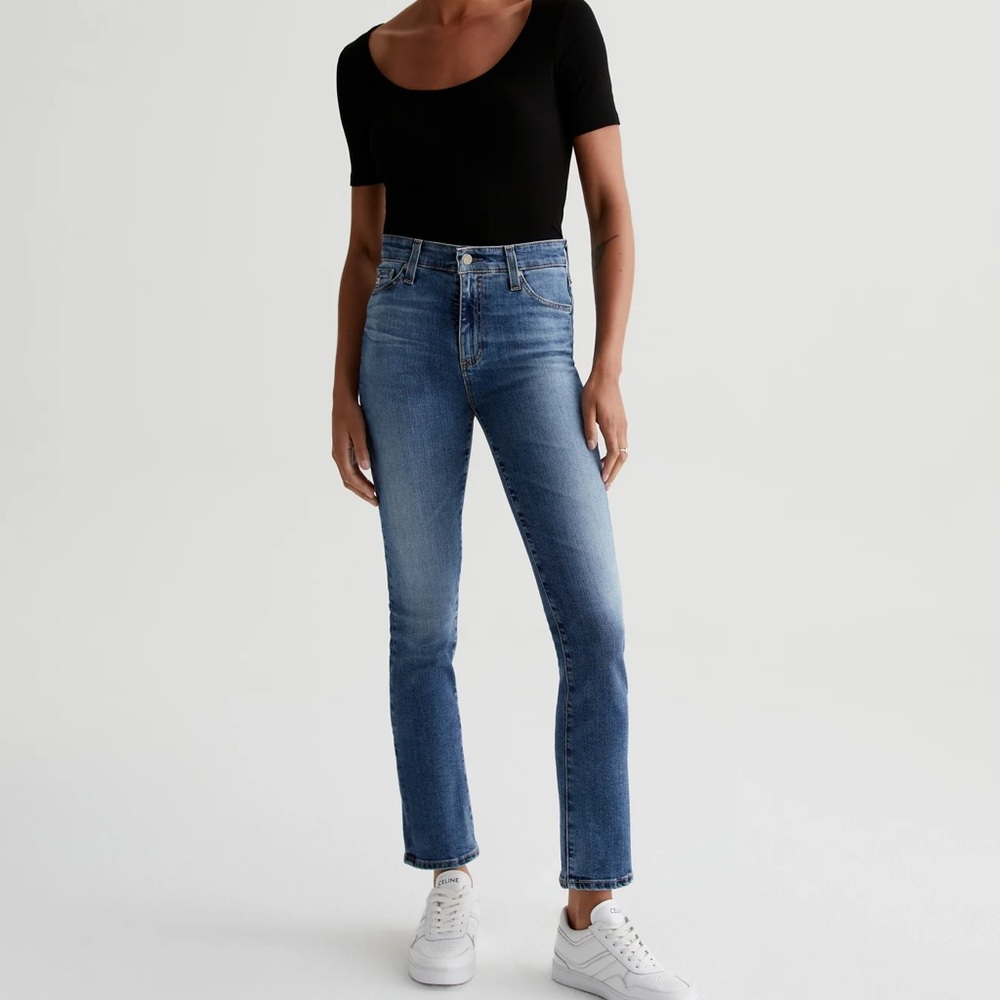 AG-ED Mari high rise slim straight jean